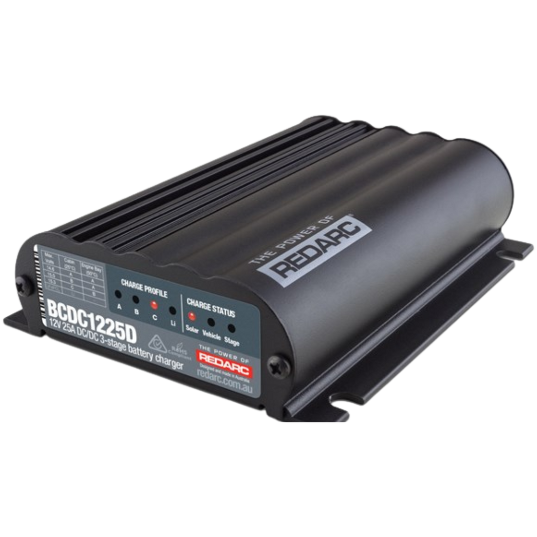DC Battery Charger Dual Input 25A In-Vehicle
