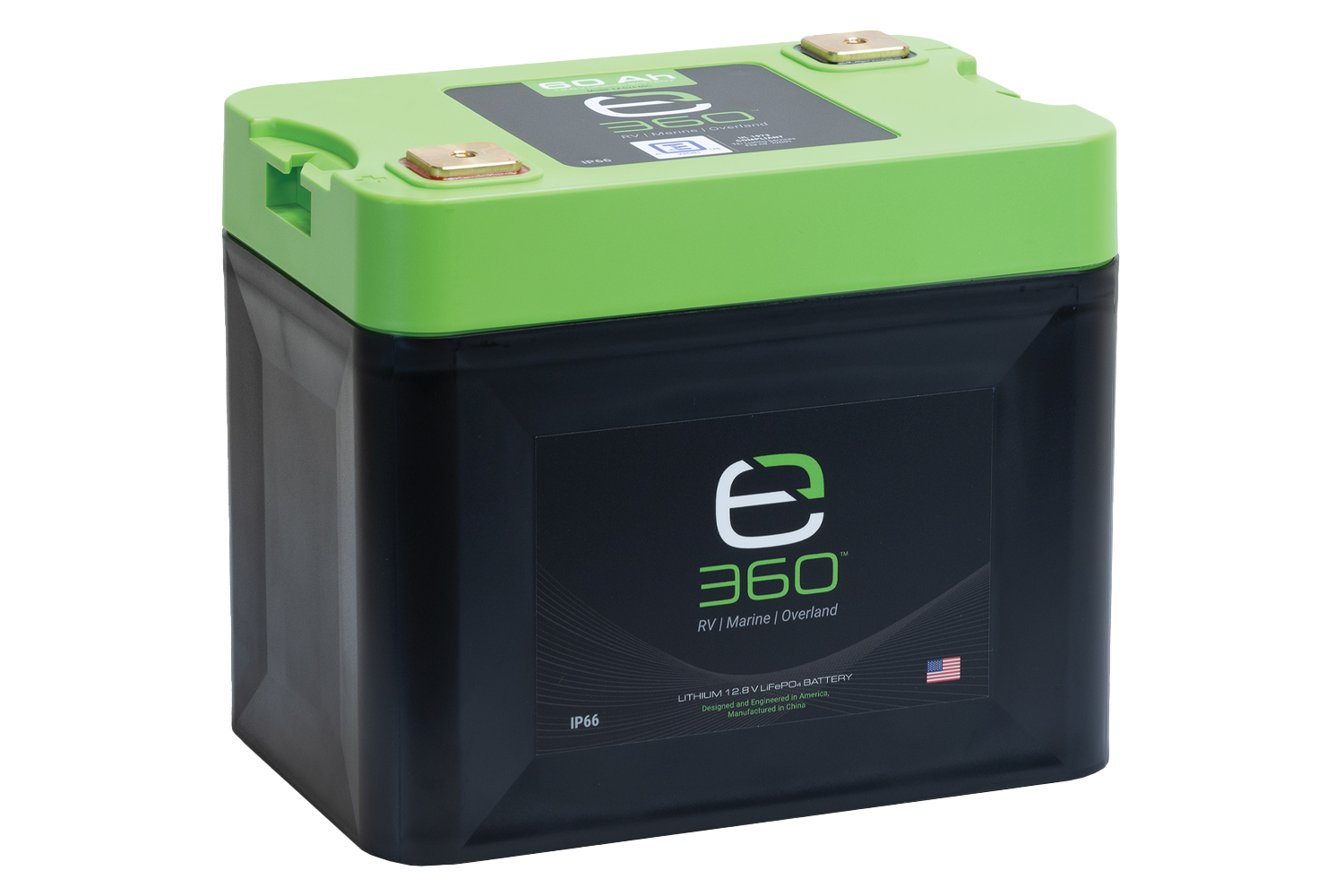 E360 60 Ah G24 High-Density LiFePO4 Deep Cycle Battery