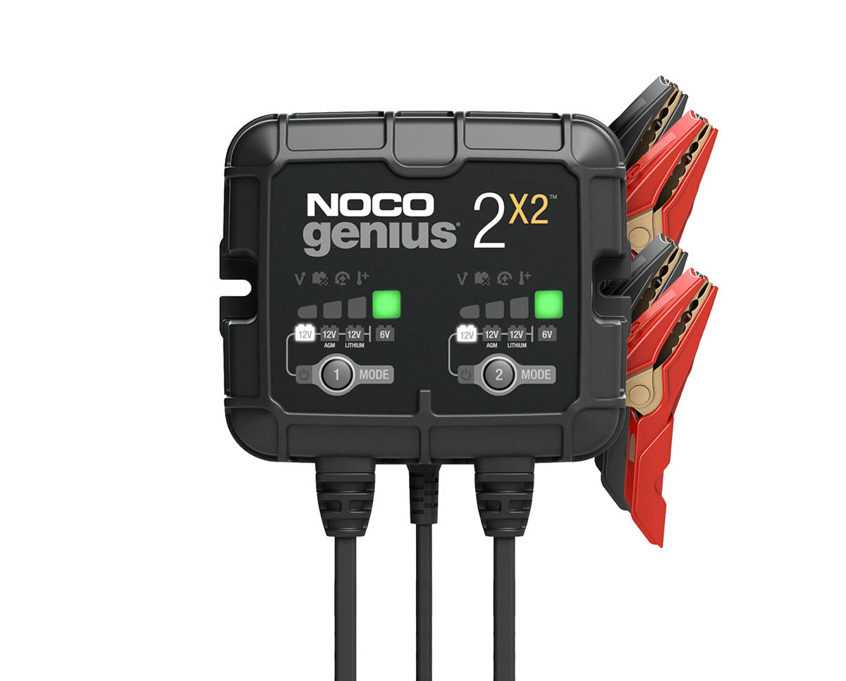NOCO Genius 4A 2-Bank Battery Charger