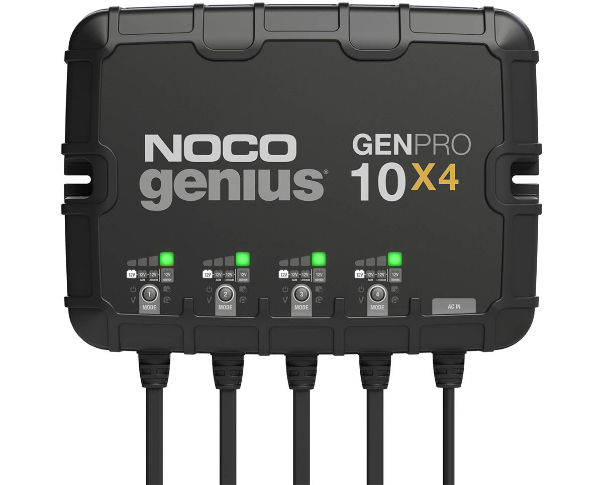 GENPRO 4-Bank 40A Onboard IP68 Battery Charger