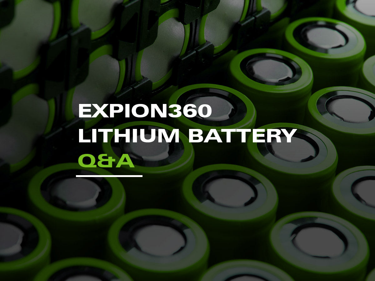 Common Troubleshooting Q&A For Your Expion360 Lithium Battery