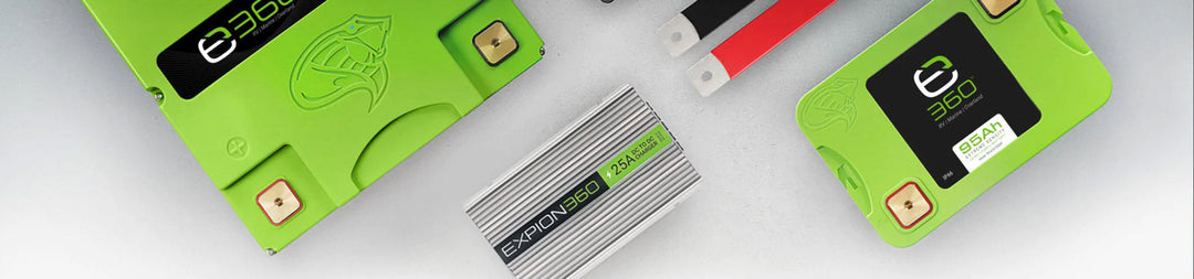 E360 lithium battery accessories