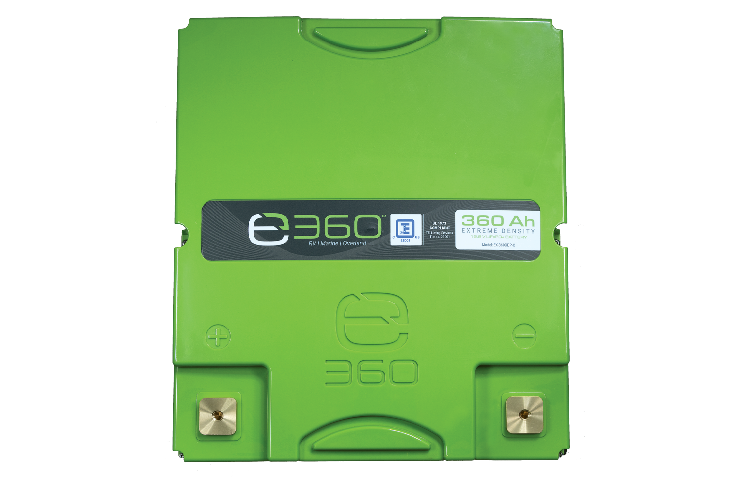 E360 100 Ah G27 High-Density LiFePO4 Deep Cycle Battery