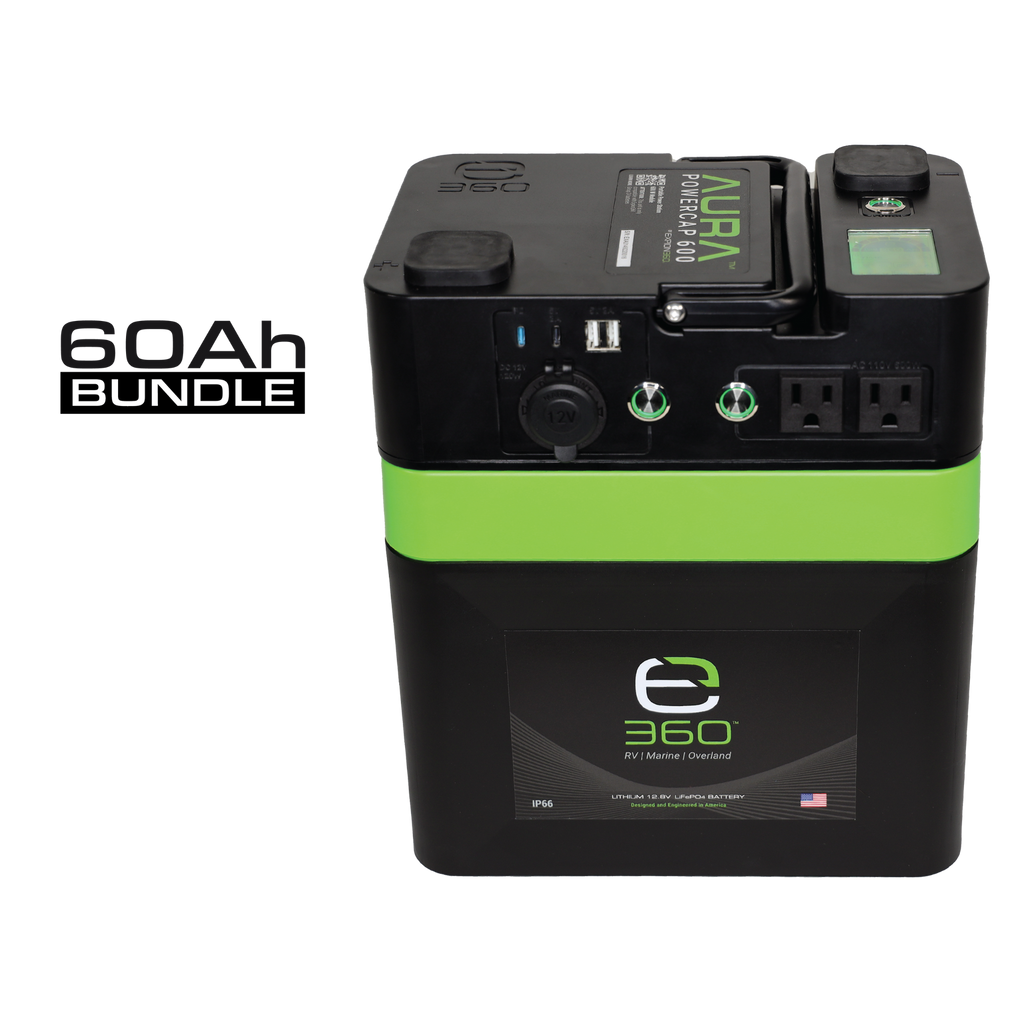 60Ah AURA Powercap 600W Inverter Power System – Expion360