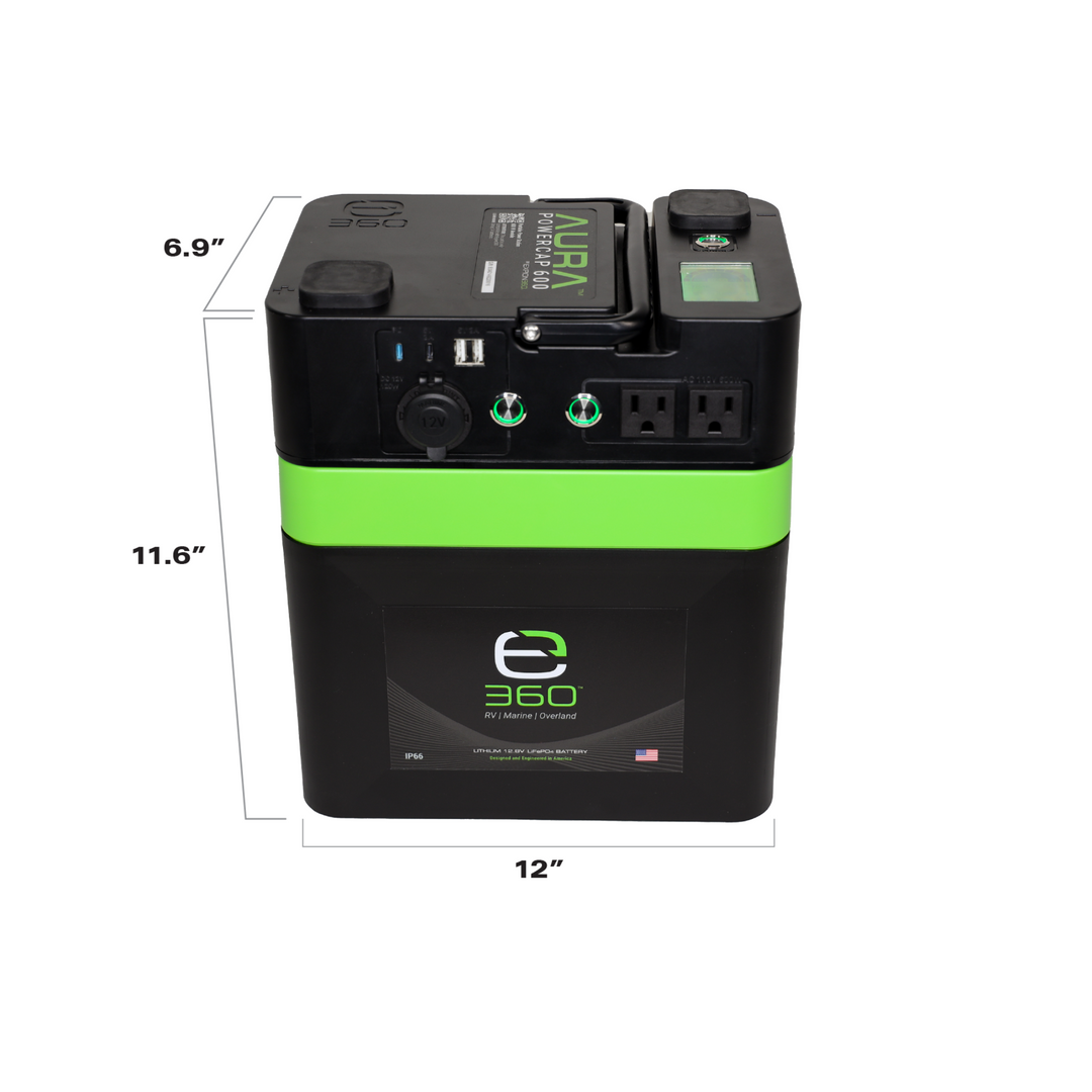 60Ah AURA Powercap 600W Inverter Power System