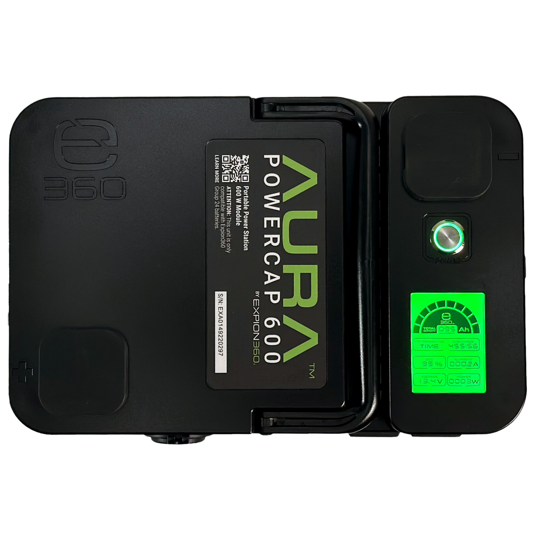 Aura PowerCap 600W Inverter with Bluetooth SmartTalk™ – Expion360 Aura PowerCap 600W Inverter with Bluetooth SmartTalk™ – Expion360