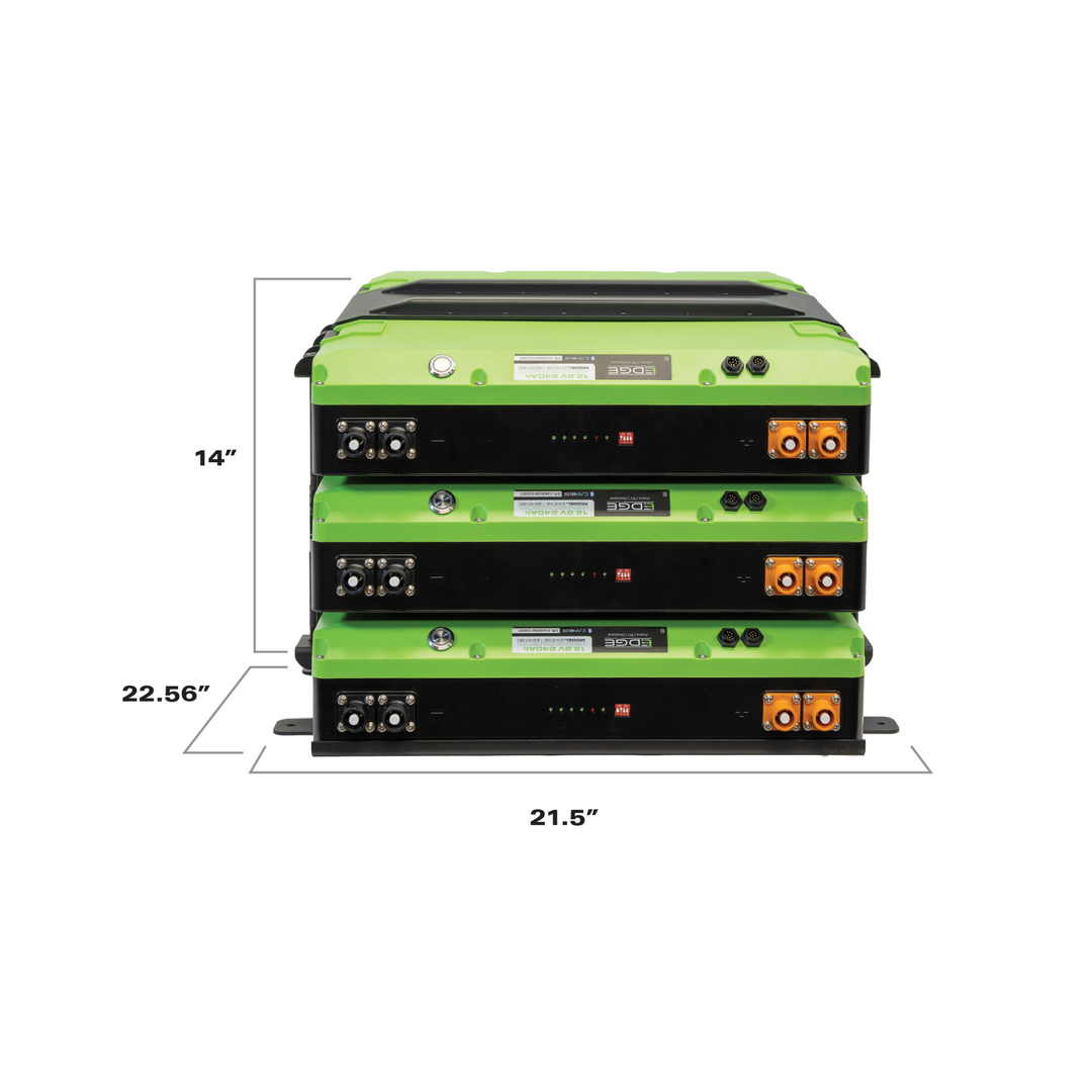 Edge EX2 3-Battery Mounting Add On Kit