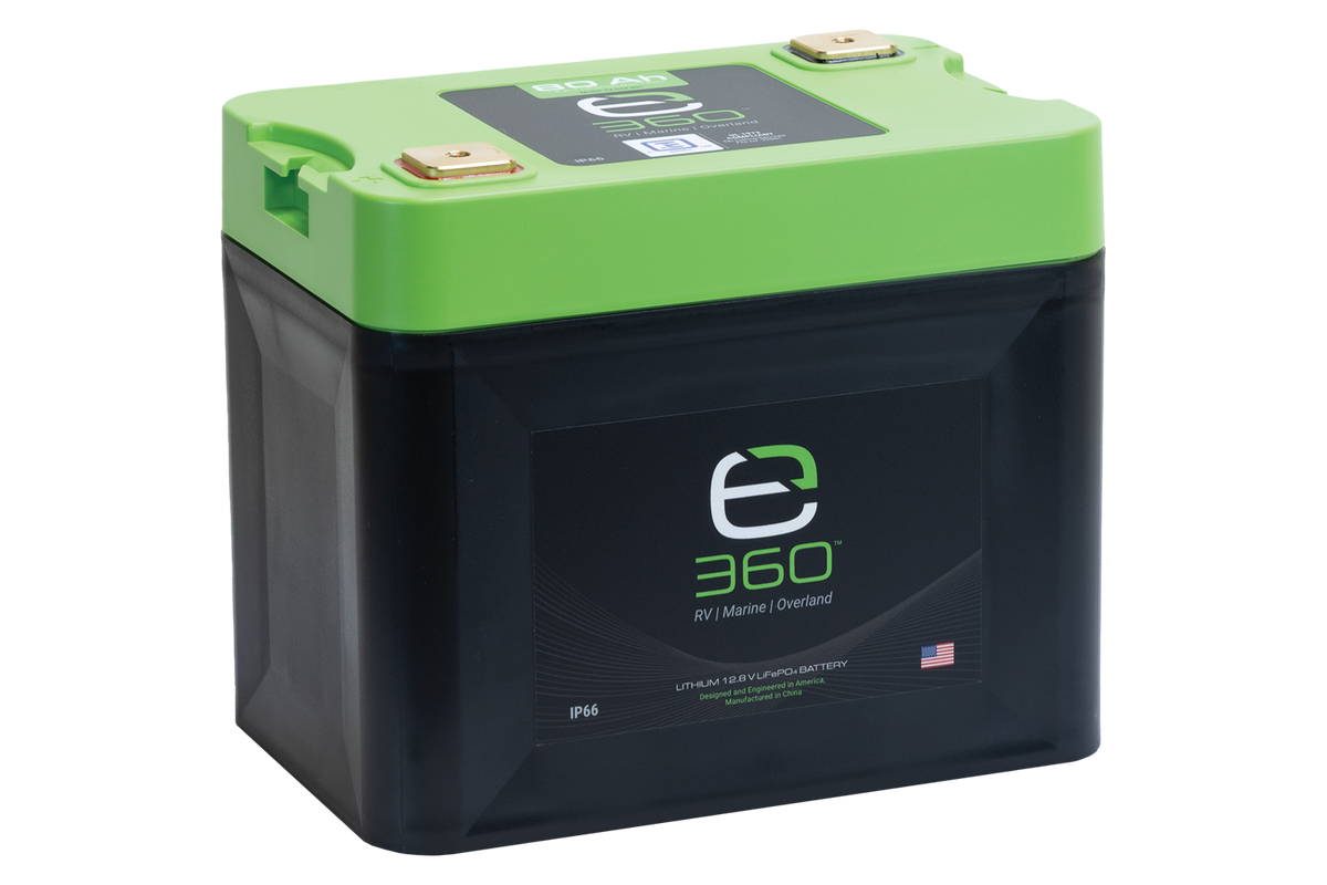 E360 80 Ah G24 High-Density LiFePO4 Deep Cycle Battery