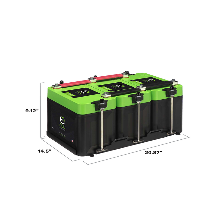 Triple Mounting Kit for Group 27 Batteries