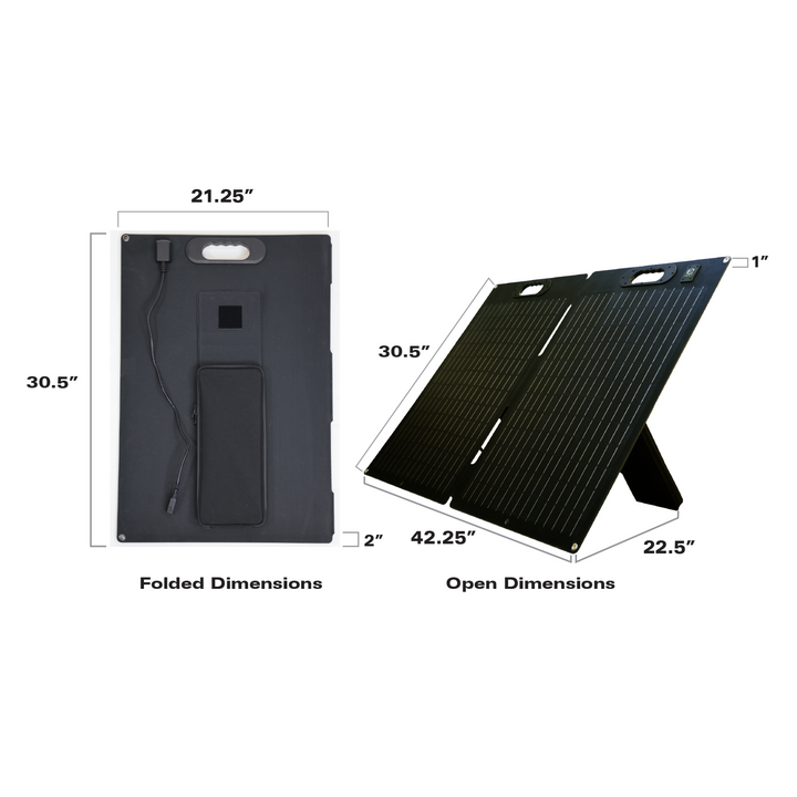 E360 Portable and Foldable Solar Panel 120W