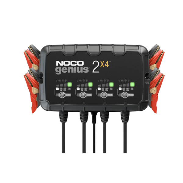 NOCO GENIUS2X4 Multi-Bank Charger | LiFePO4 Battery Systems