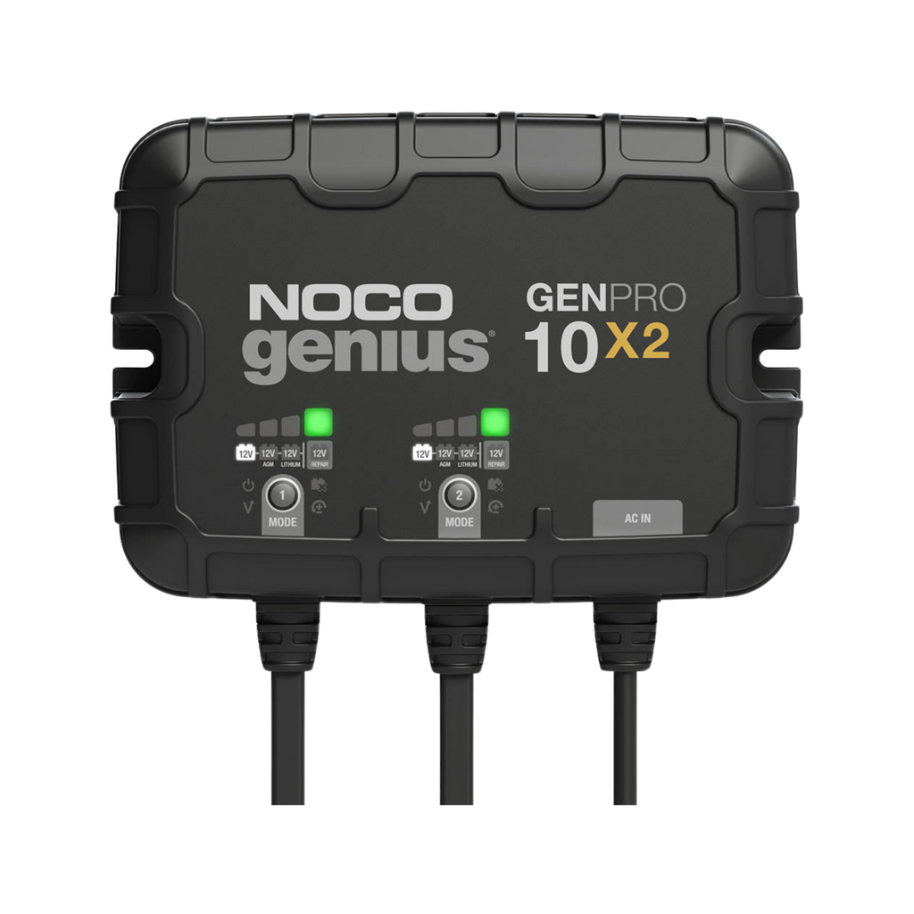 NOCO GENPRO 2-Bank Marine Charger | LiFePO4 Battery Systems