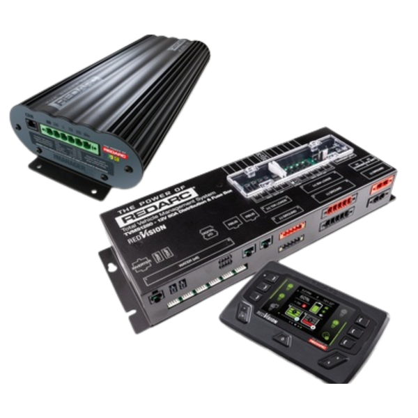 Redarc Manager30 Sistema Gestione Batteria | Caricabatterie 30A Con Ingresso AC/DC/Solare | Per Camper E RV