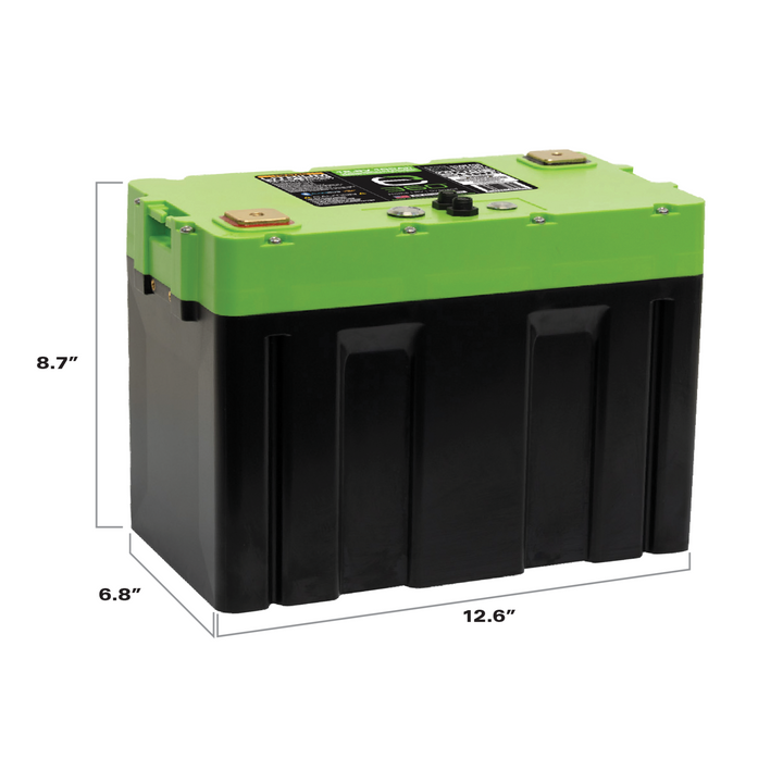 12V 100Ah LiFePO4 Lithium Battery – Group 27, Bluetooth & Heated | Expion360