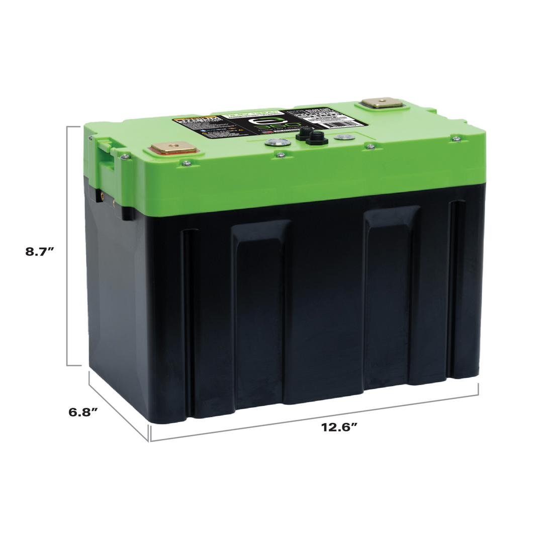 12V 132Ah LiFePO4 Lithium Battery – Group 27, Bluetooth & Heated | Expion360