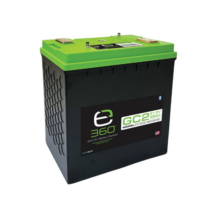 48V 36Ah LiFePO4 Lithium Battery – GC2, Bluetooth | Expion360