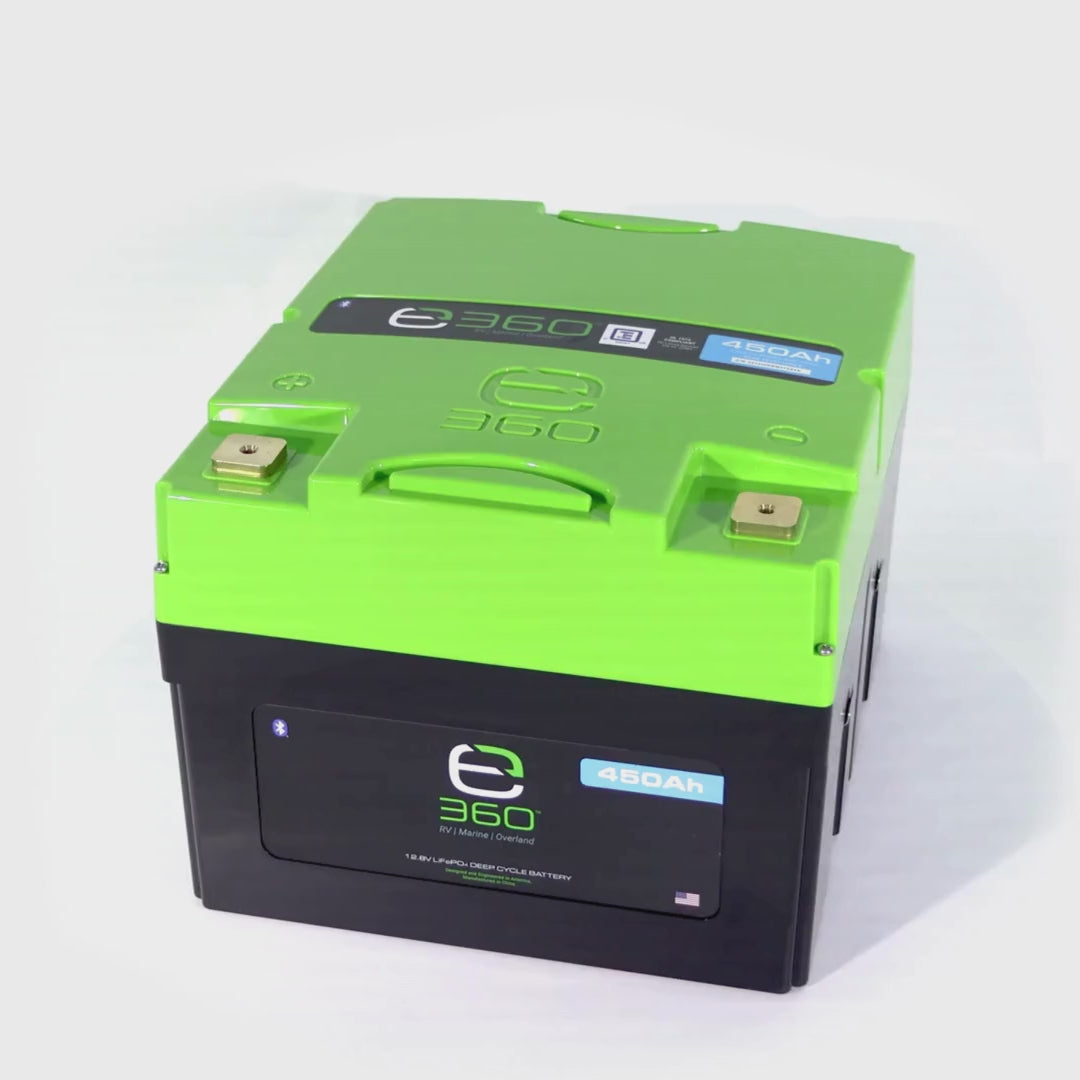 12V 450Ah LiFePO4 Lithium Battery – EX1, Bluetooth | Expion360