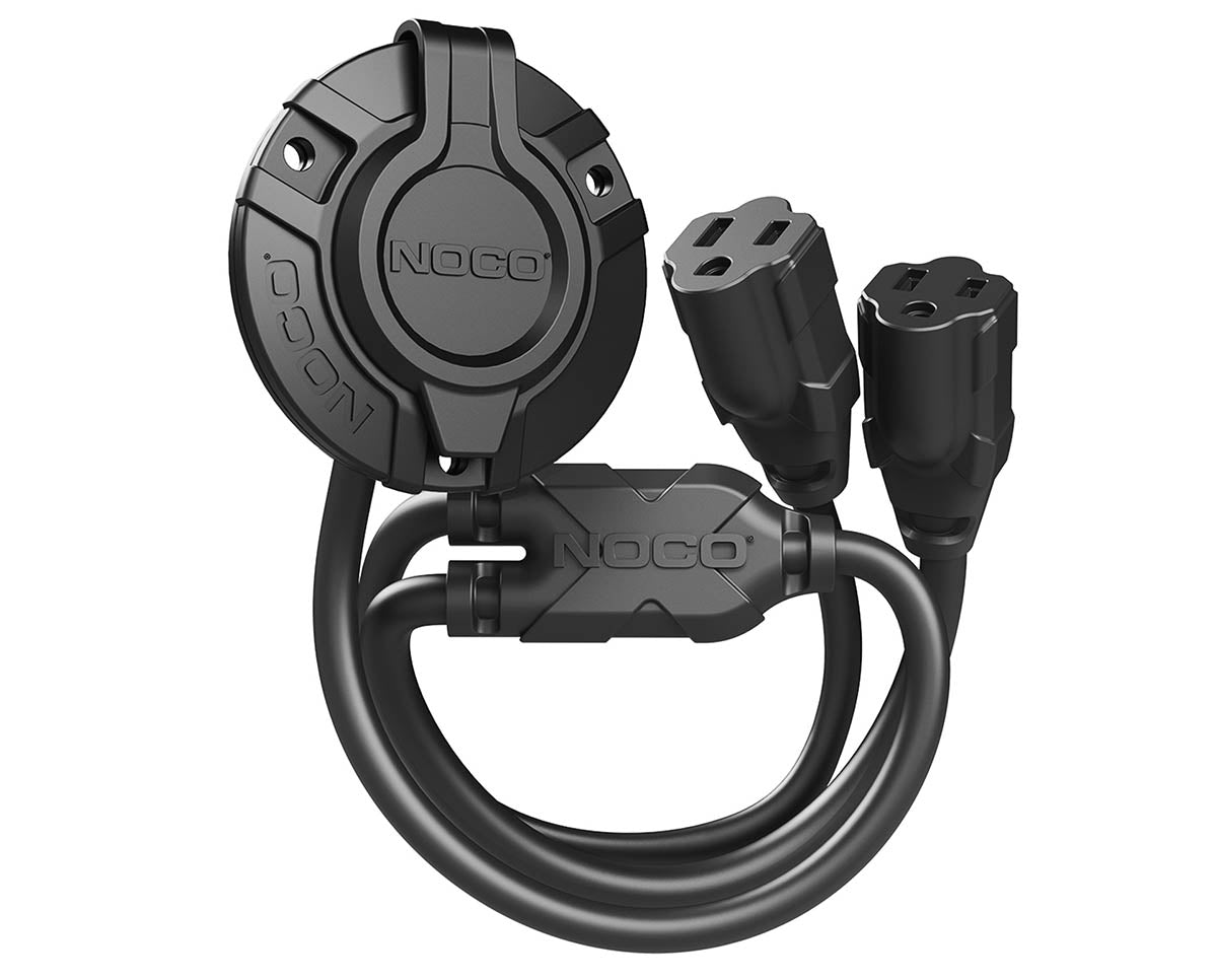 AC Port Plug With Dual 18 Inch Extension Cord