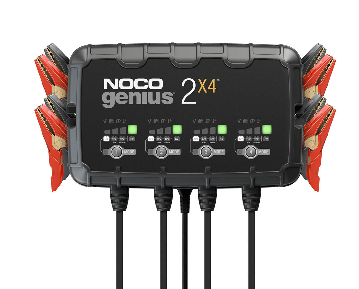 Genius 8A 4-Bank Battery Charger