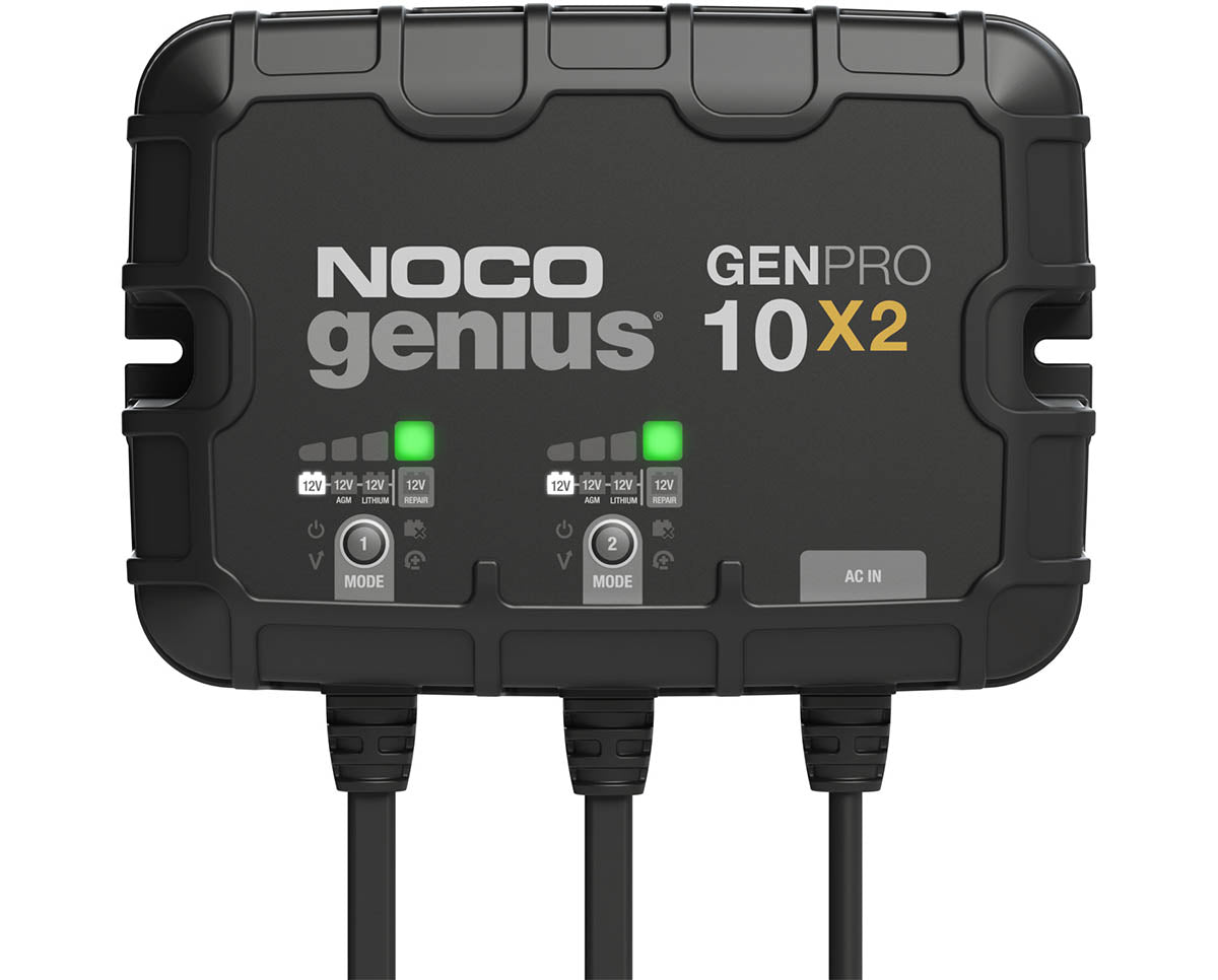 GENPRO 2-Bank 20A Onboard IP68 Battery Charger