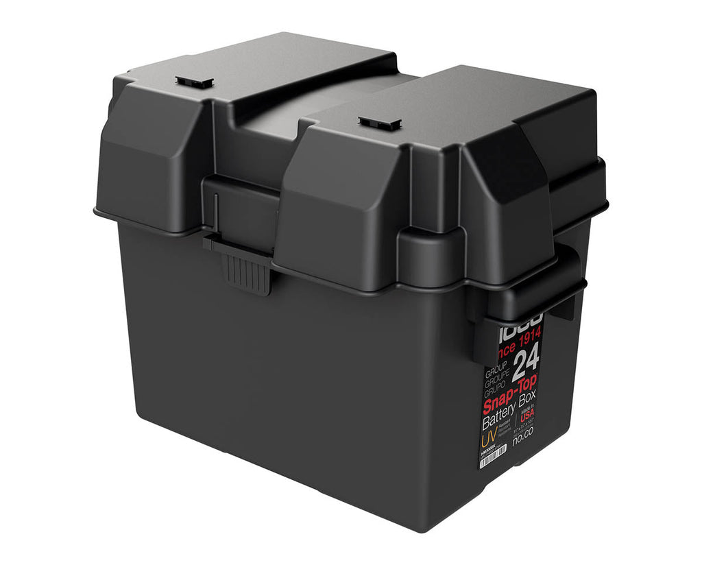 Group 24 Battery Box, with Easy Lock Lid